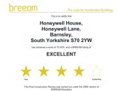 
       BREEAM Certificate of Excellence